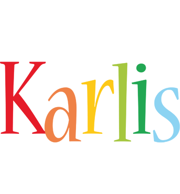 Karlis birthday logo
