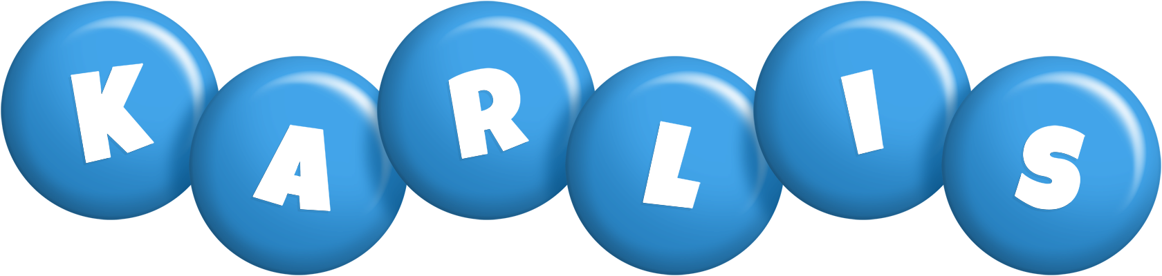 Karlis candy-blue logo