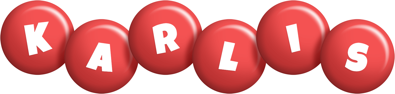 Karlis candy-red logo