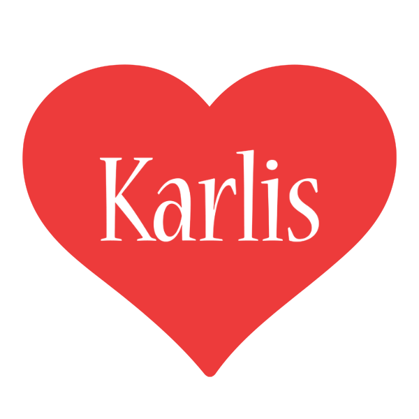 Karlis love logo