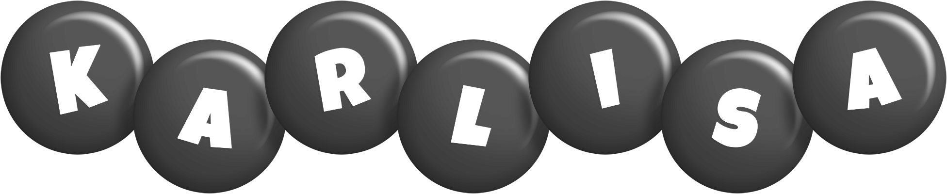 Karlisa candy-black logo