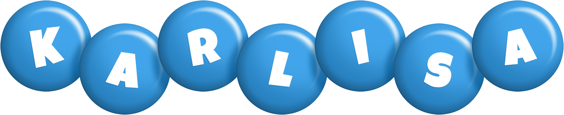 Karlisa candy-blue logo