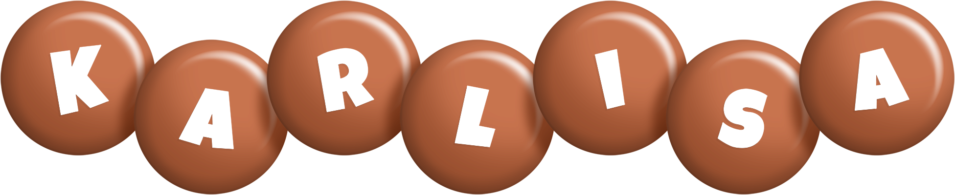 Karlisa candy-brown logo