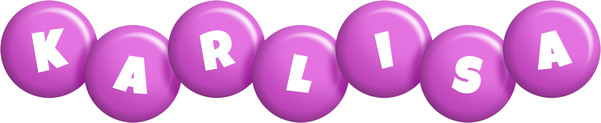 Karlisa candy-purple logo