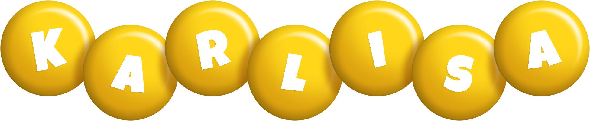 Karlisa candy-yellow logo