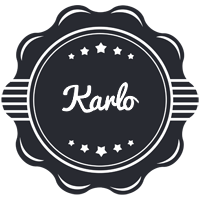 Karlo badge logo