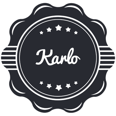 Karlo badge logo