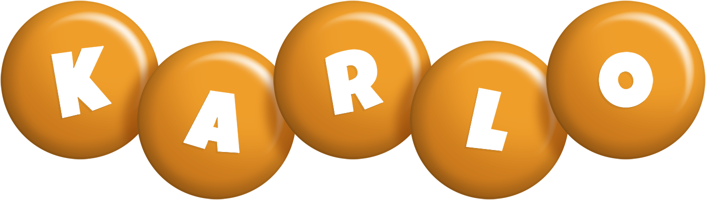 Karlo candy-orange logo