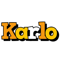 Karlo cartoon logo