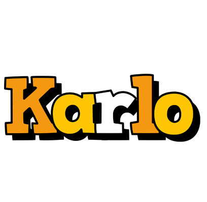 Karlo cartoon logo