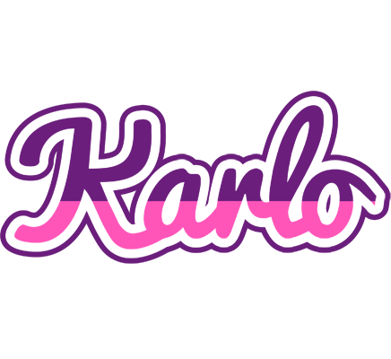 Karlo cheerful logo