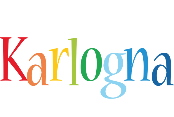 Karlogna birthday logo