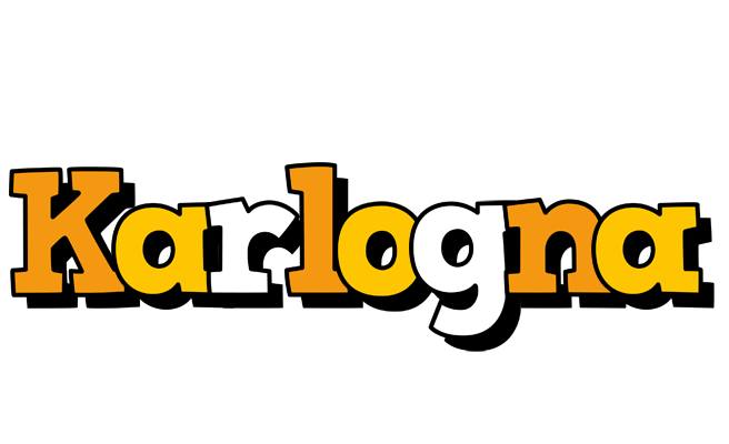 Karlogna cartoon logo