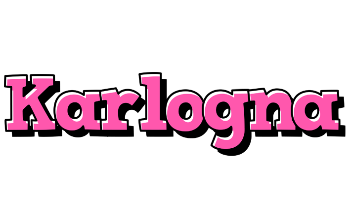 Karlogna girlish logo