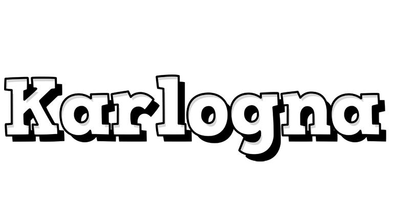 Karlogna snowing logo