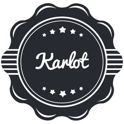 Karlot badge logo