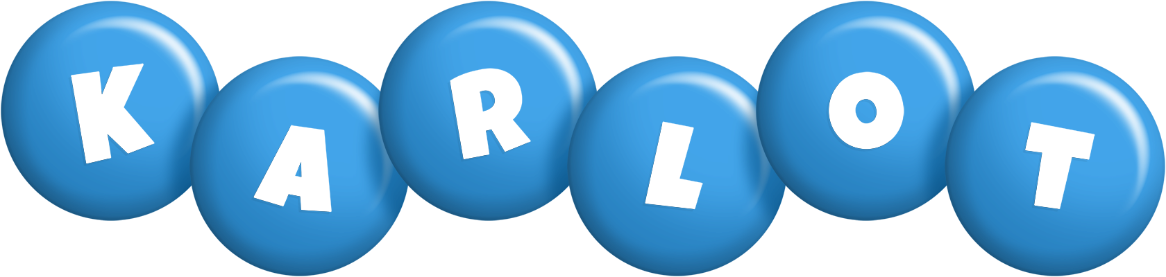 Karlot candy-blue logo