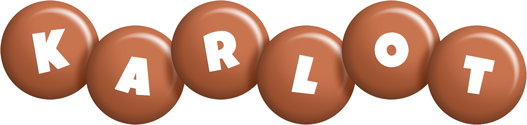 Karlot candy-brown logo