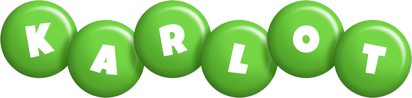 Karlot candy-green logo