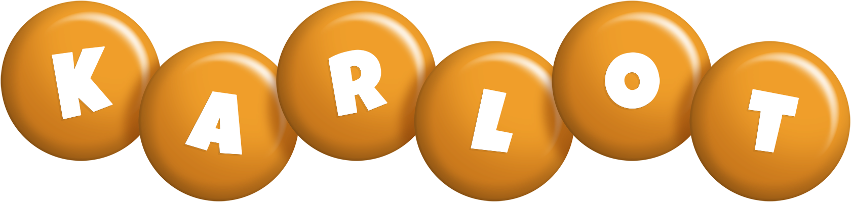 Karlot candy-orange logo