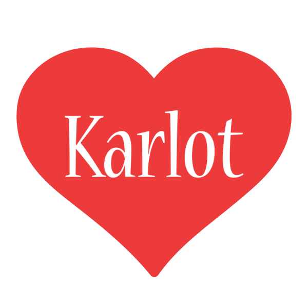 Karlot love logo