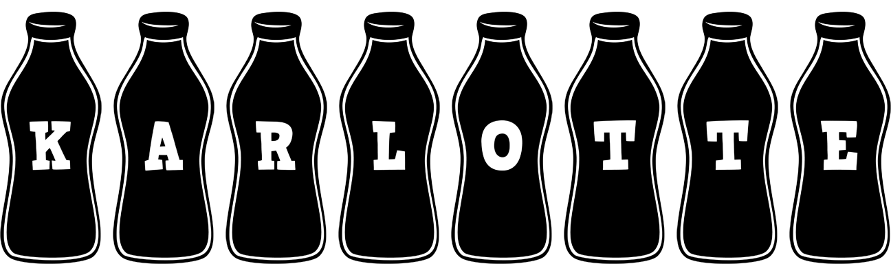 Karlotte bottle logo