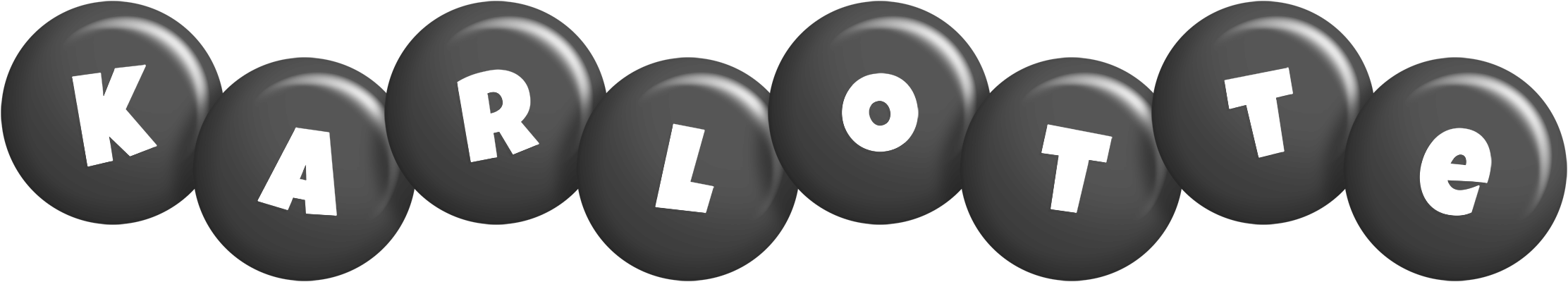Karlotte candy-black logo