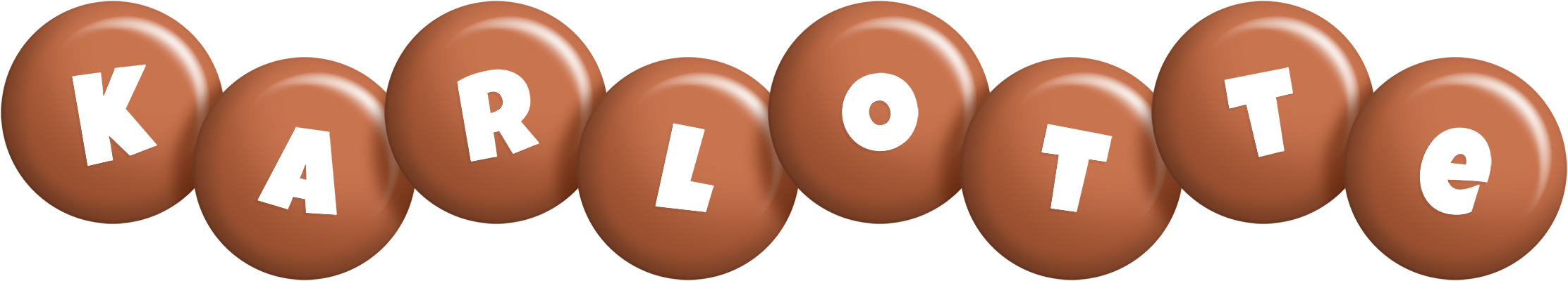 Karlotte candy-brown logo