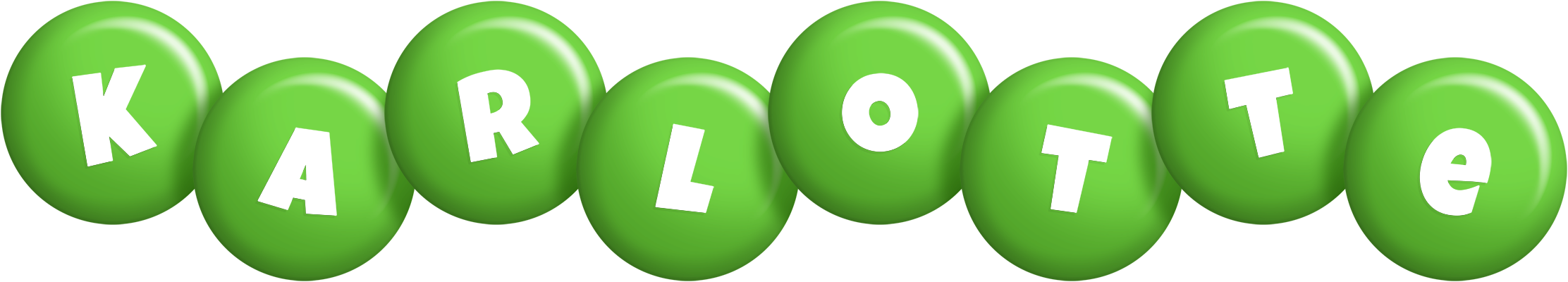 Karlotte candy-green logo