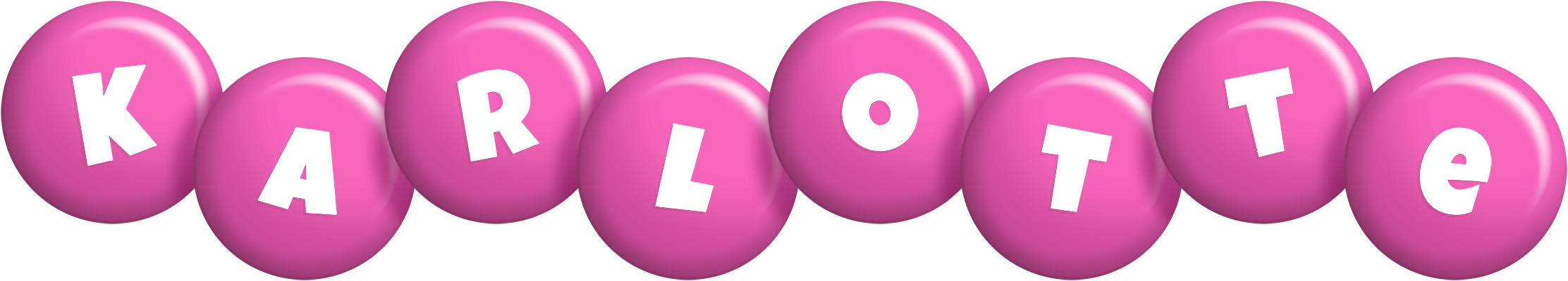 Karlotte candy-pink logo