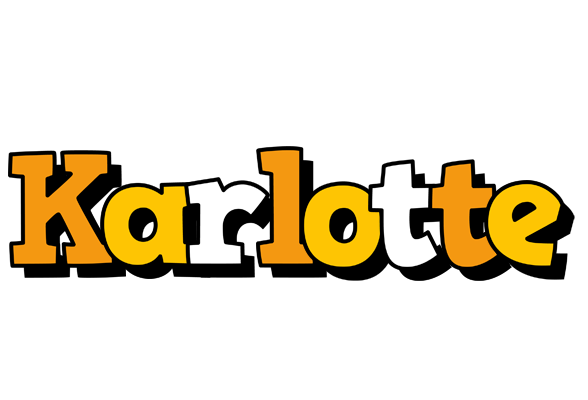 Karlotte cartoon logo