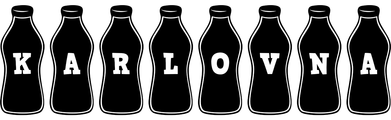 Karlovna bottle logo