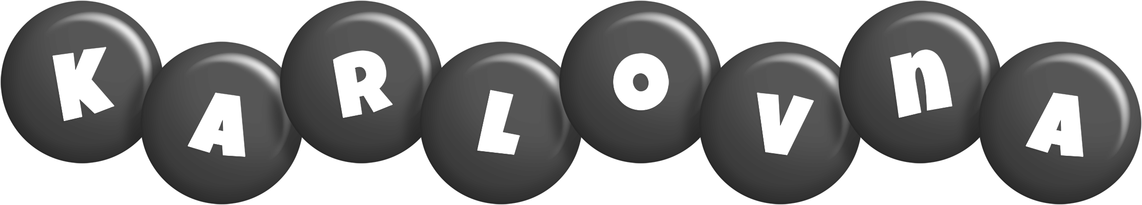 Karlovna candy-black logo