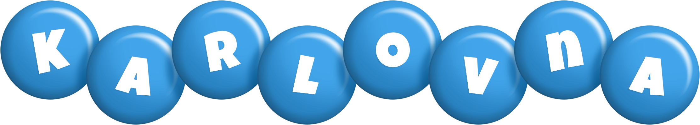 Karlovna candy-blue logo