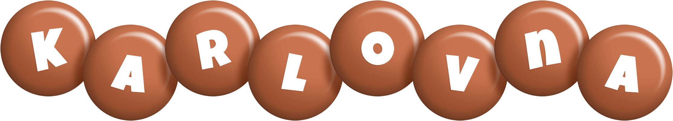 Karlovna candy-brown logo