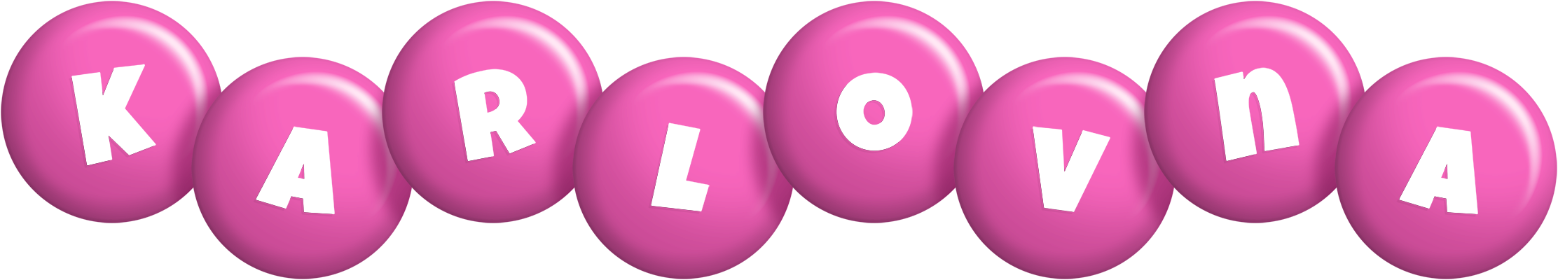 Karlovna candy-pink logo