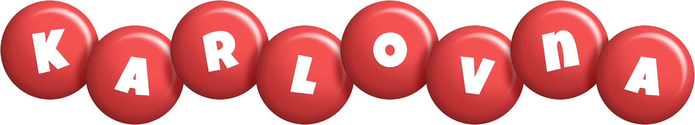 Karlovna candy-red logo