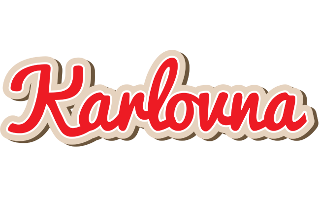 Karlovna chocolate logo