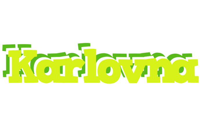 Karlovna citrus logo