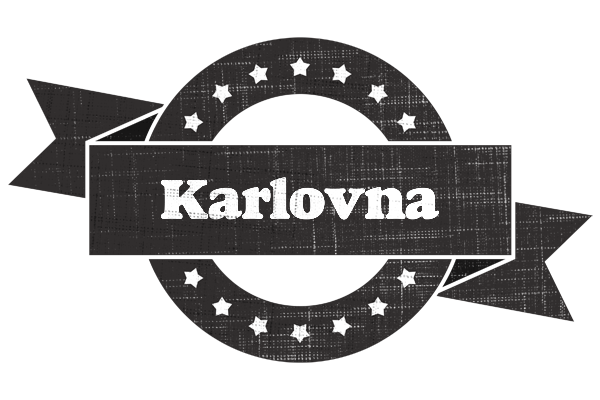 Karlovna grunge logo