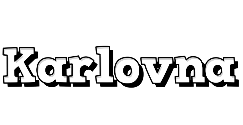 Karlovna snowing logo