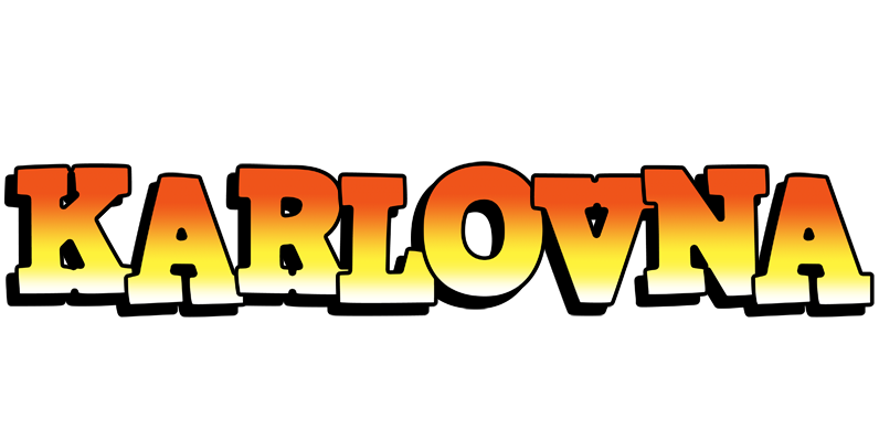 Karlovna sunset logo