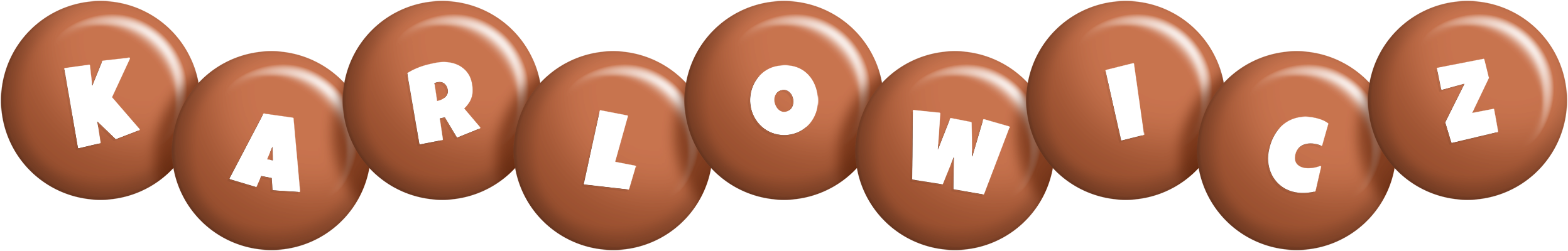 Karlowicz candy-brown logo