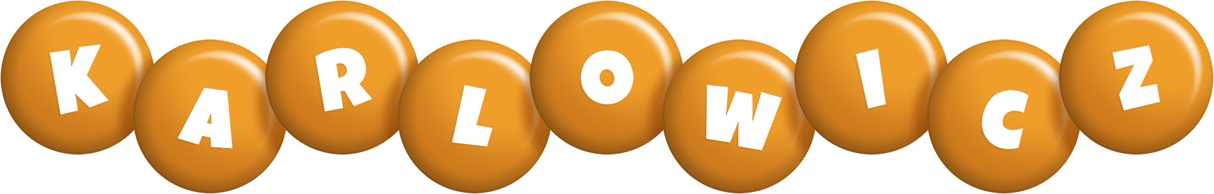 Karlowicz candy-orange logo