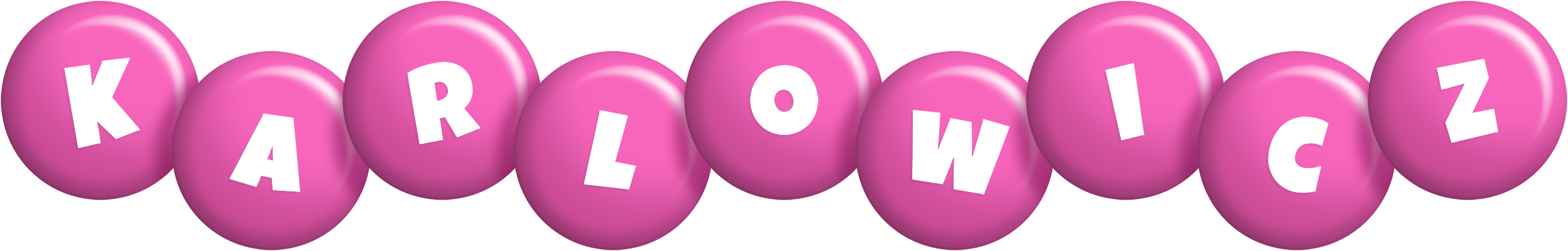 Karlowicz candy-pink logo