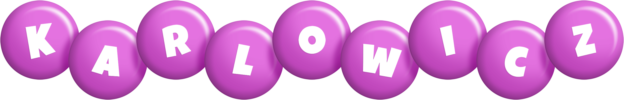 Karlowicz candy-purple logo