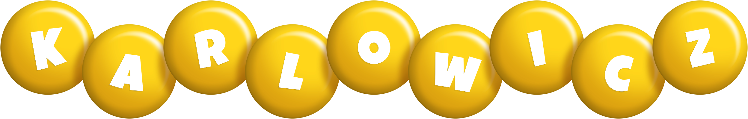 Karlowicz candy-yellow logo