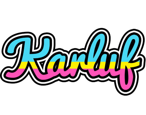 Karluf circus logo