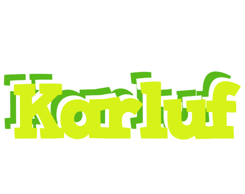 Karluf citrus logo