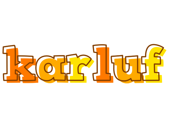 Karluf desert logo